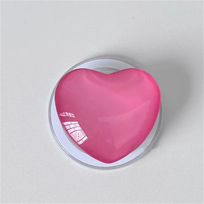 Korean Cute 3D Glass Love Heart - CONGATON