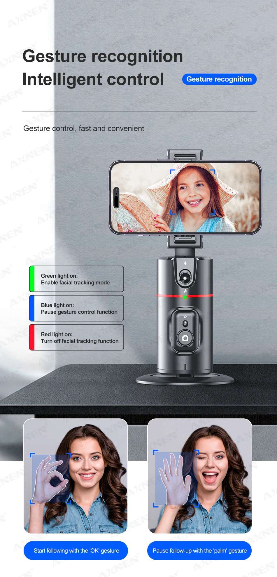 P02 360 Rotation Gimbal Stabilizer - CONGATON