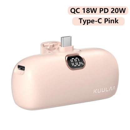 KUULAA Mini Power Bank 5000mAh - CONGATON