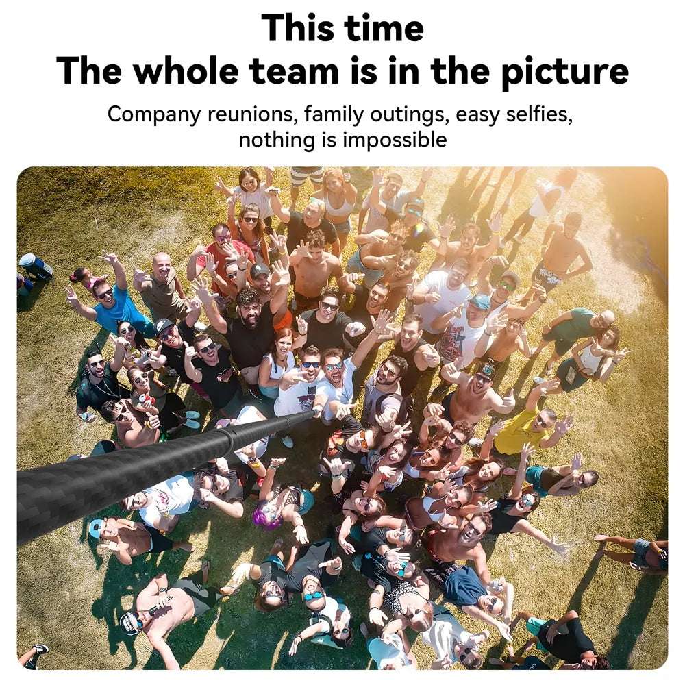 3M Carbon Fiber Selfie Stick for Insta360 - CONGATON