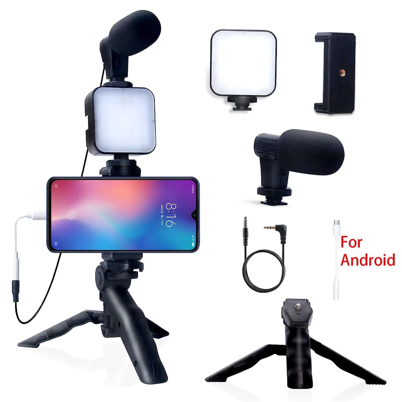 Smartphone Vlogging Kit for iPhone Android - CONGATON