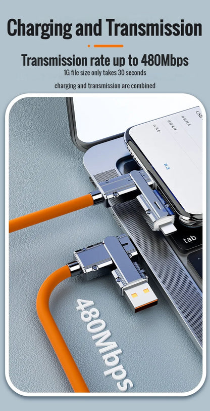 Type C To Typec Cable 2-In-2 66W - CONGATON