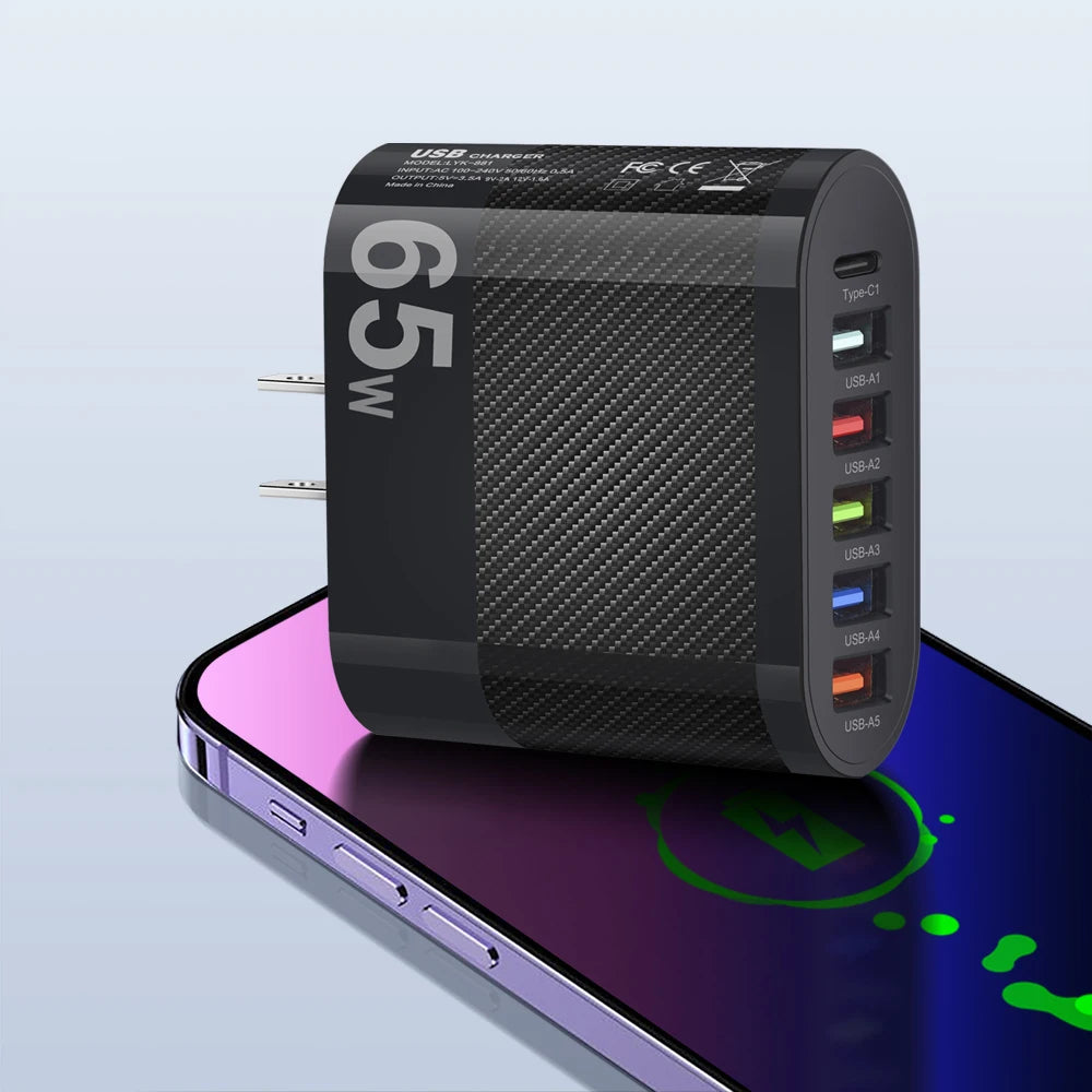 3.1A 5Ports USB Charger - CONGATON