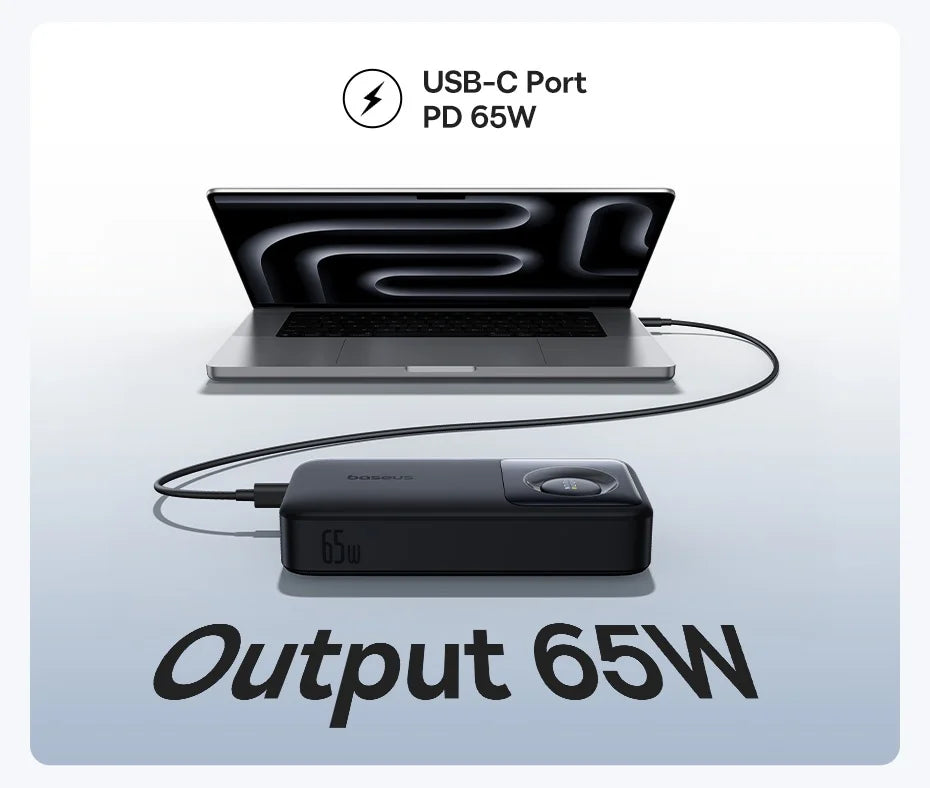 Baseus 65W Power Bank 20000mah - CONGATON