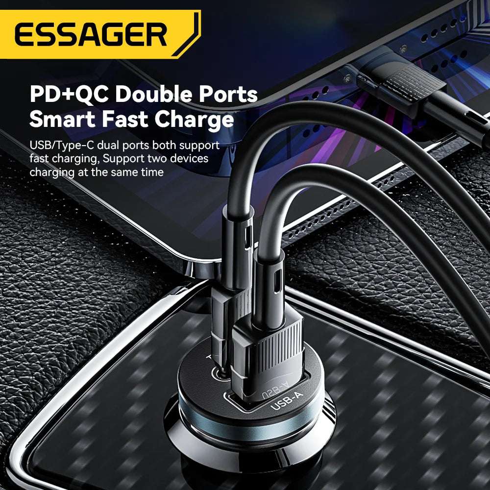 Essager 30W USB C Car Charger - CONGATON