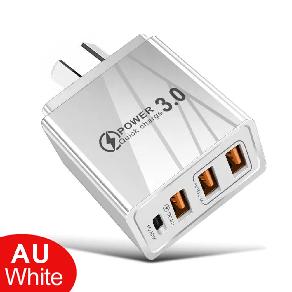 48W USB Charger QC 3.0 Type C PD - CONGATON