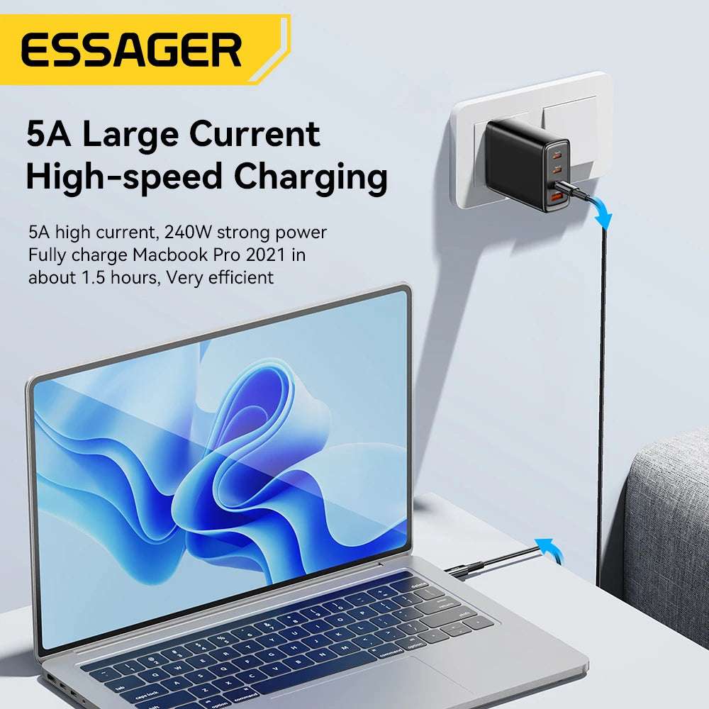 Essager 240W Super Fast Charge Type-C - CONGATON