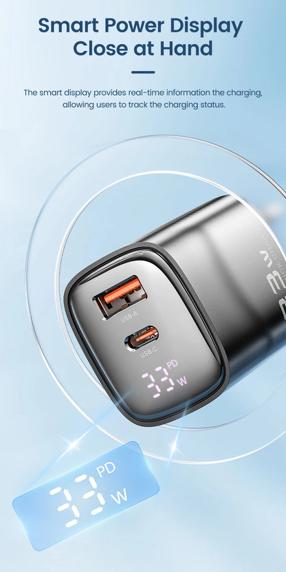 Toocki 33W GaN USB C Charger - CONGATON