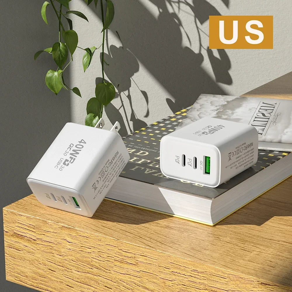 USB C Charger 40W Mobile Phone Type-C PD - CONGATON