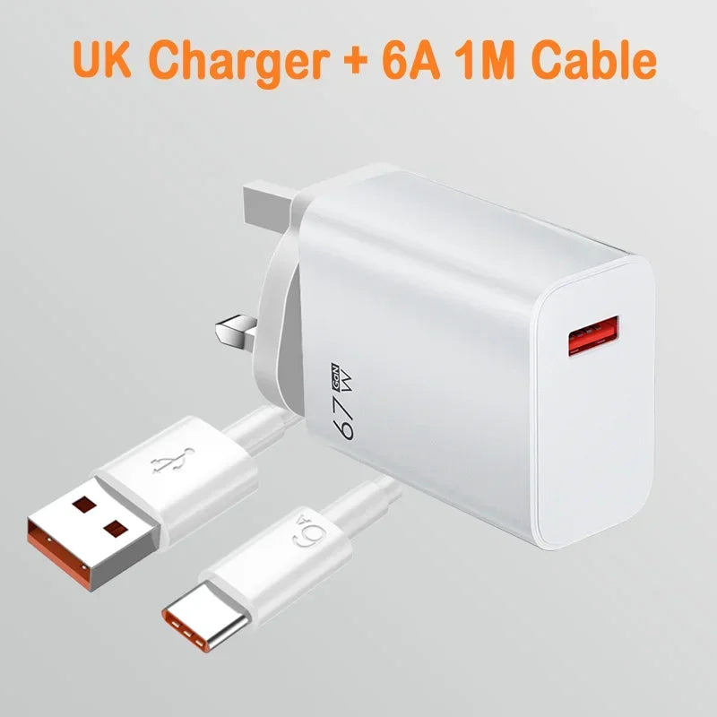 For Xiaomi 67W USB Super Fast Charger - CONGATON