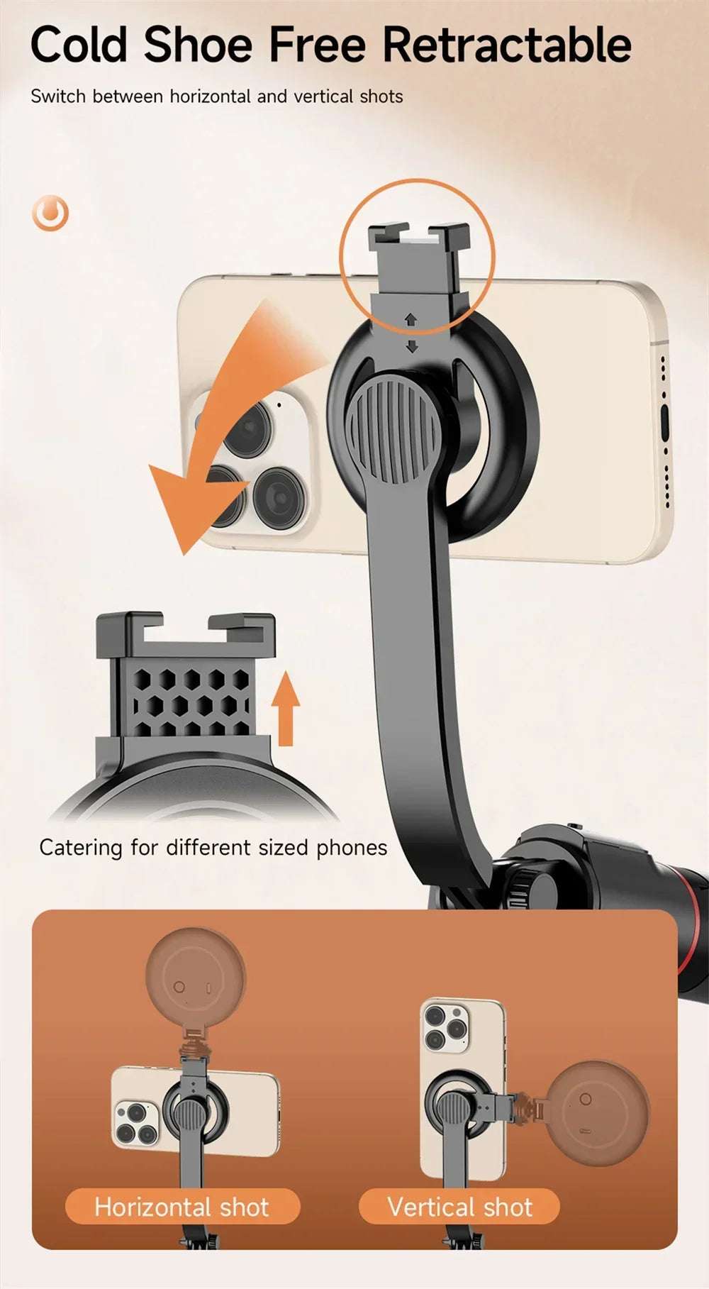 Magnetic Mini Extendable Selfie Stick - CONGATON