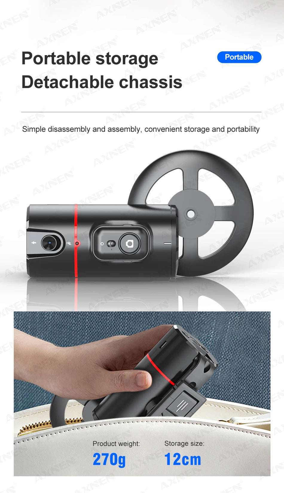 P02 360 Rotation Gimbal Stabilizer - CONGATON