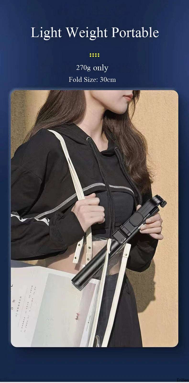Bluetooth Wireless Selfie Stick - CONGATON