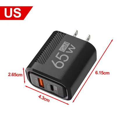65W GaN USB C Charger Fast Charging - CONGATON