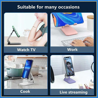 Foldable Metal Desktop Mobile Phone Stand - CONGATON