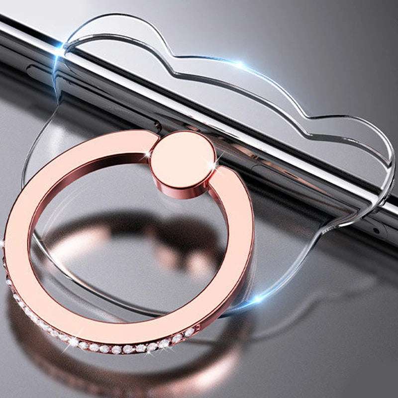 Transparent Cell Phone Ring Holder Stand 360°Degree - CONGATON