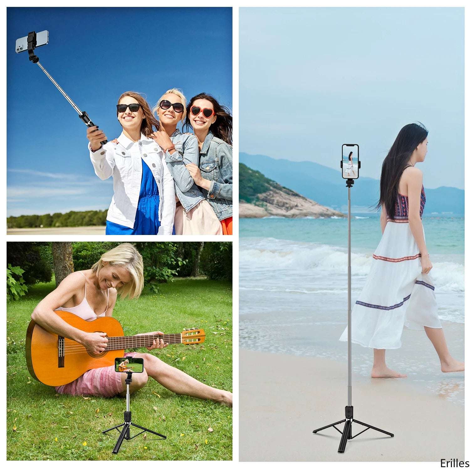 Bluetooth Wireless Selfie Stick - CONGATON