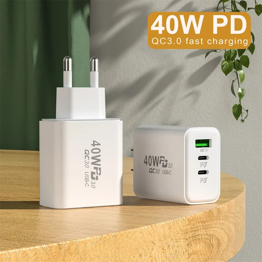 USB C Charger 40W Mobile Phone Type-C PD - CONGATON