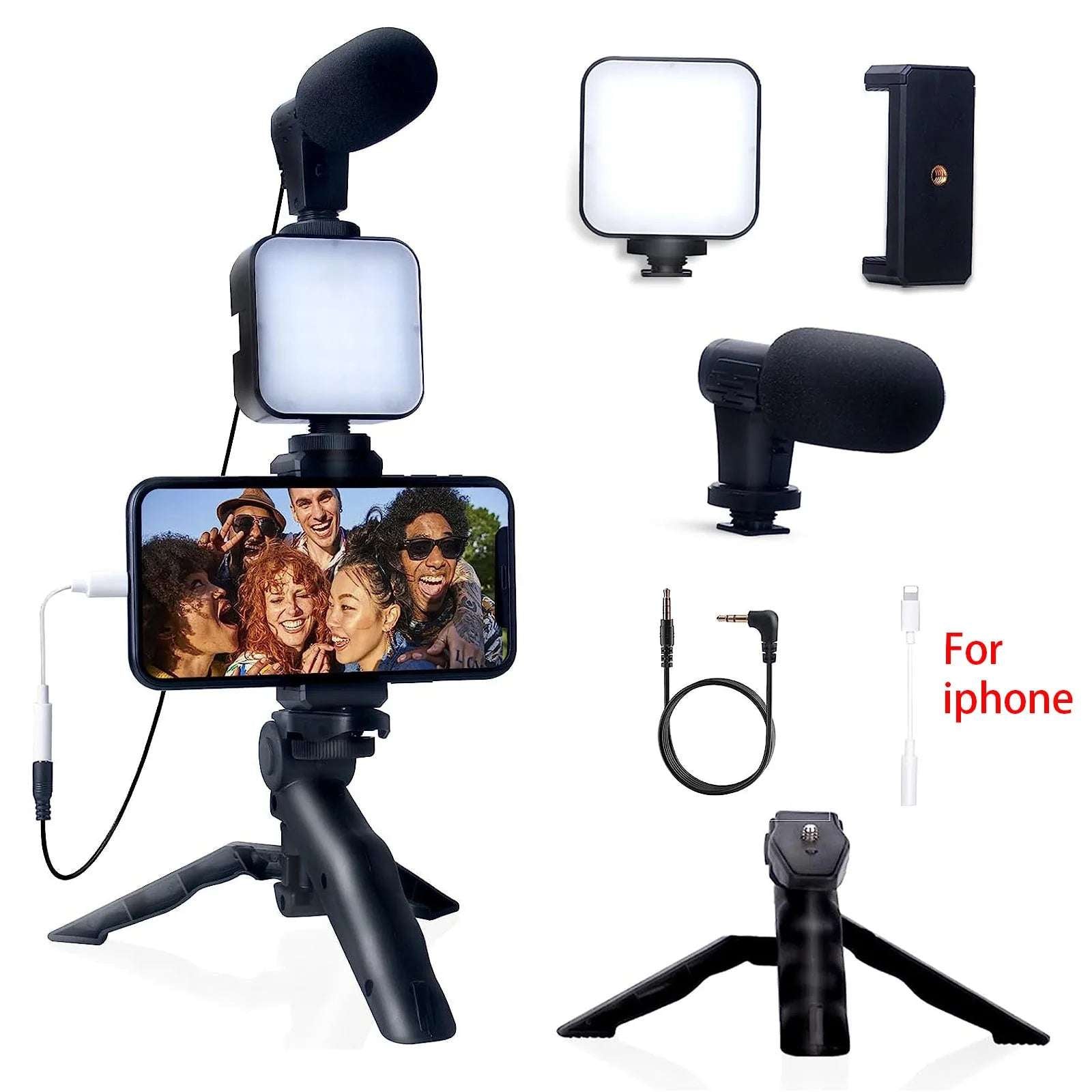 Smartphone Vlogging Kit for iPhone Android - CONGATON