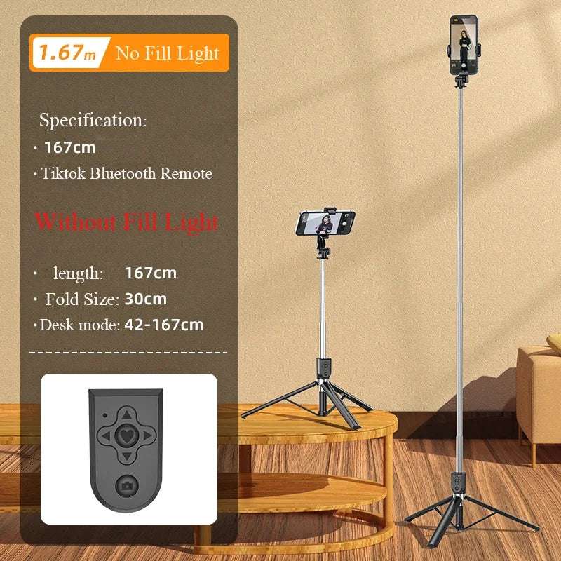 Bluetooth Wireless Selfie Stick - CONGATON