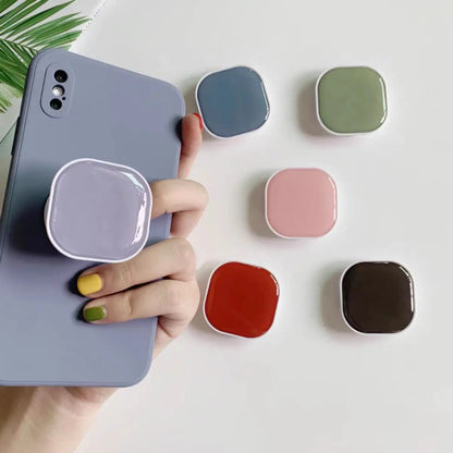 Cute Square Popping Sockets Grip Phone Holders Finger Ring - CONGATON
