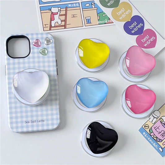 Korean Cute 3D Glass Love Heart - CONGATON