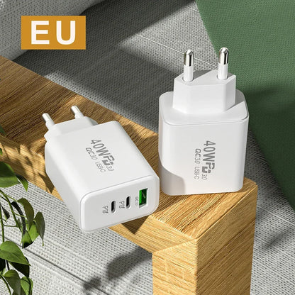 USB C Charger 40W Mobile Phone Type-C PD - CONGATON