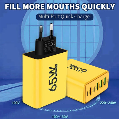 USB Type C Charger 6 Ports PD Fast Charger - CONGATON