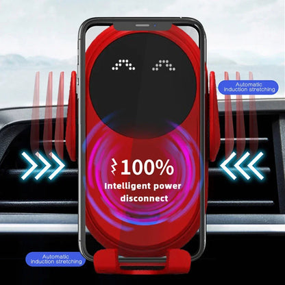 15W Fashion Qi Fast Wireless Charger Car Phone Holder - Congaton