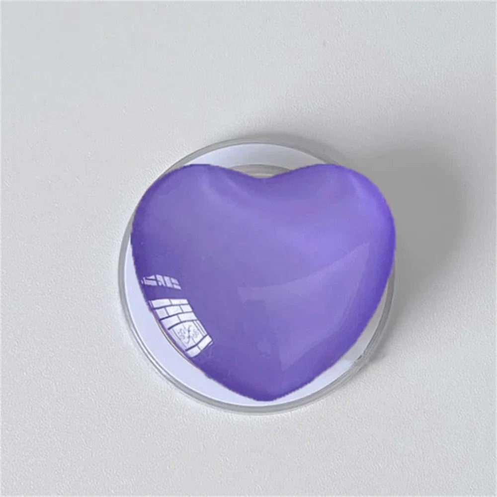 Korean Cute 3D Glass Love Heart - CONGATON