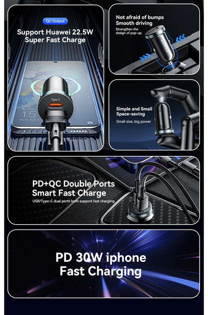 Essager 30W USB C Car Charger - CONGATON