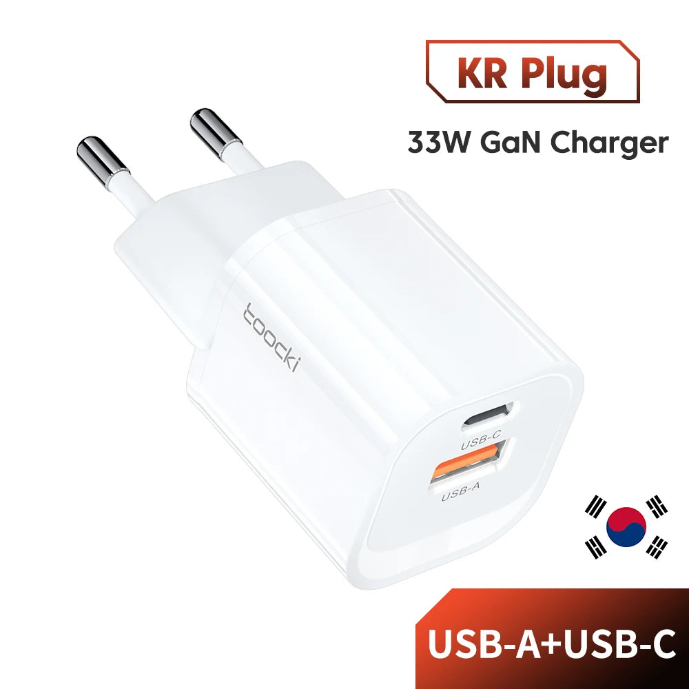 Toocki 33W GaN USB Type C Charger - CONGATON