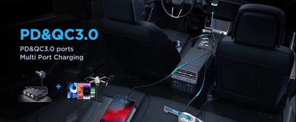 Joyroom 139W 7 in 1 Car Charger Adapter - CONGATON