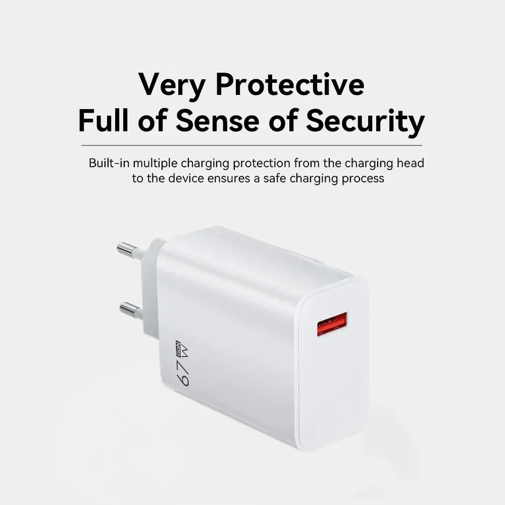 For Xiaomi 67W USB Super Fast Charger - CONGATON