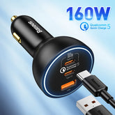 Baseus 160W Car Charger QC 5.0 - CONGATON