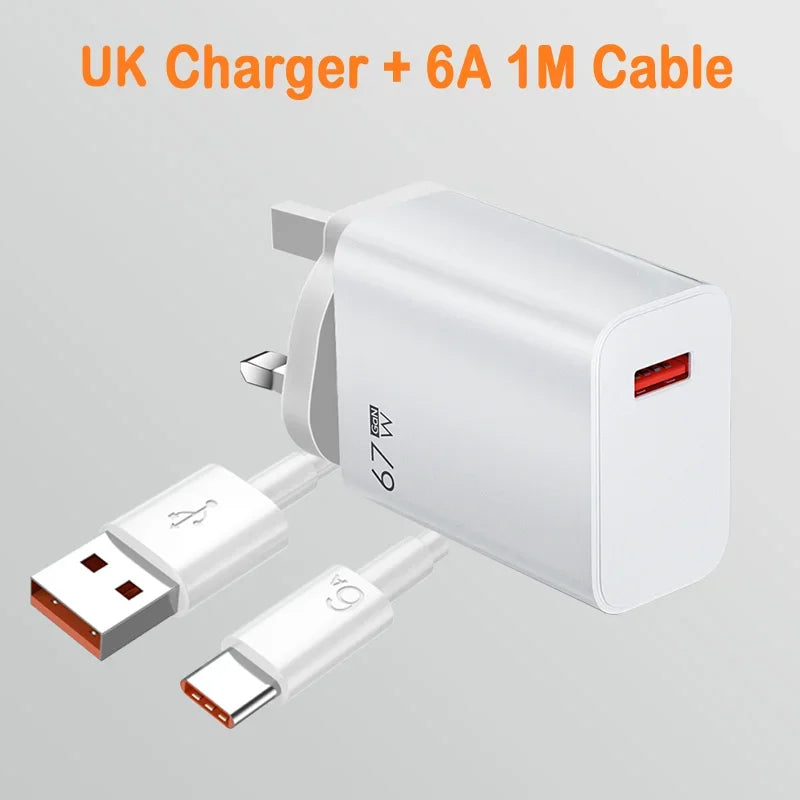 For Xiaomi 67W USB Super Fast Charger - CONGATON