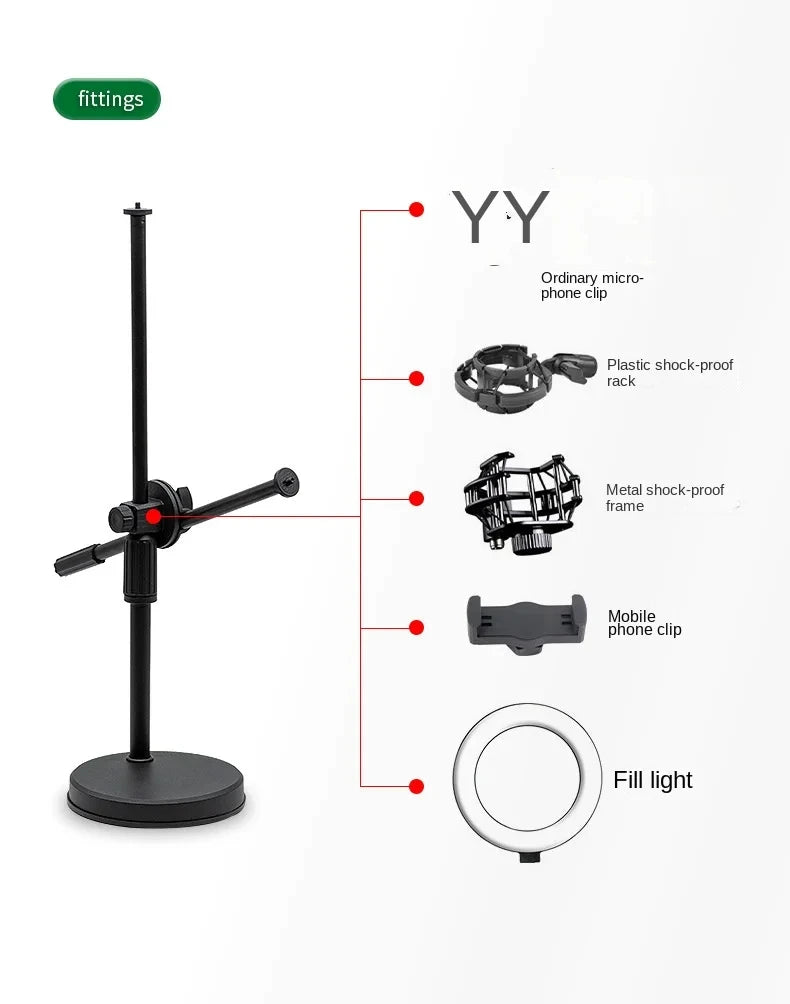 Overhead Tripod with Ring Light Table - CONGATON
