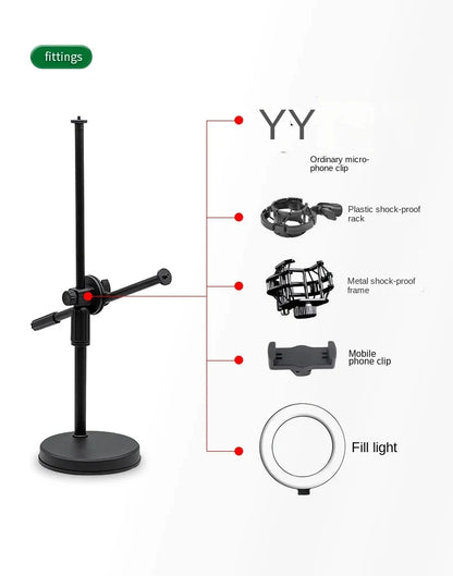 Overhead Tripod with Ring Light Table - CONGATON