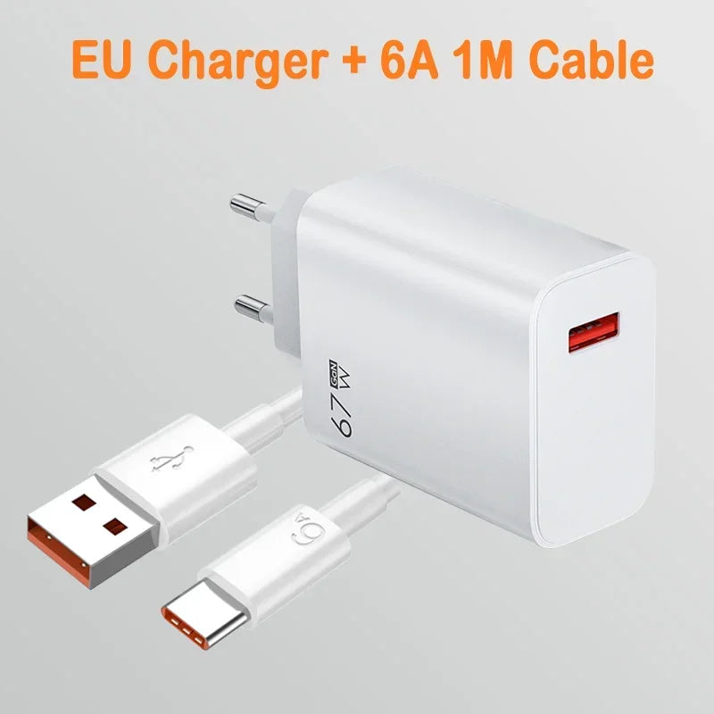 For Xiaomi 67W USB Super Fast Charger - CONGATON