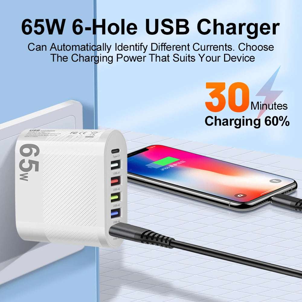 3.1A 5Ports USB Charger - CONGATON