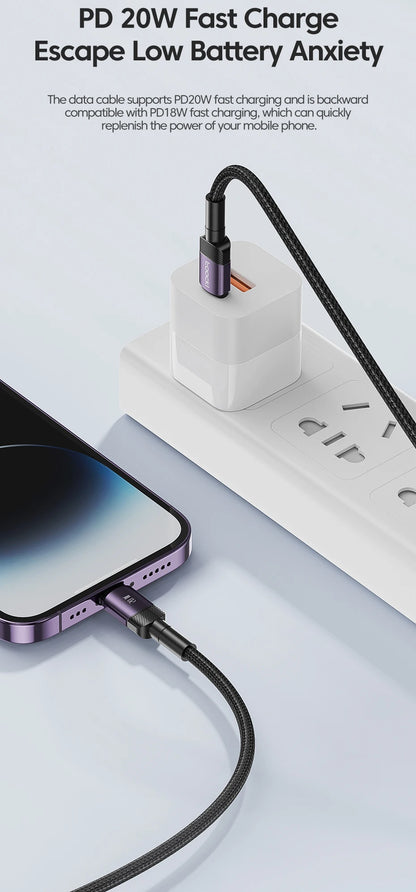 Toocki PD 20W USB C To Lightnin Cable - CONGATON