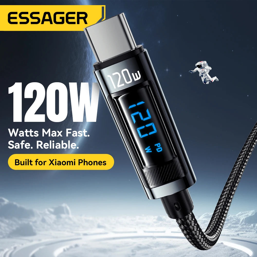 Essager 120W USB Type C Cable - CONGATON