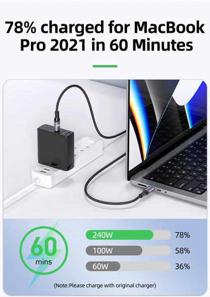 Rocoren 100W USB C PD 3.1 240W Fast Charging - CONGATON