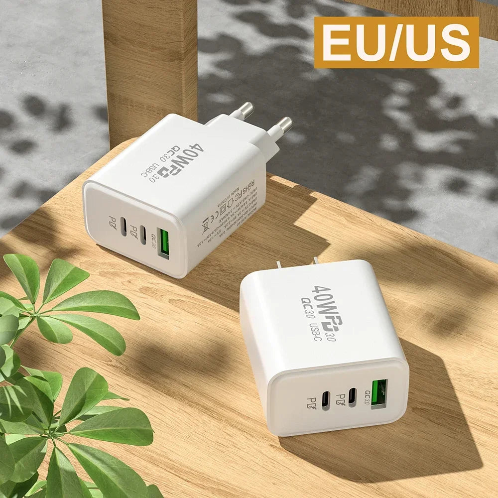 USB C Charger 40W Mobile Phone Type-C PD - CONGATON