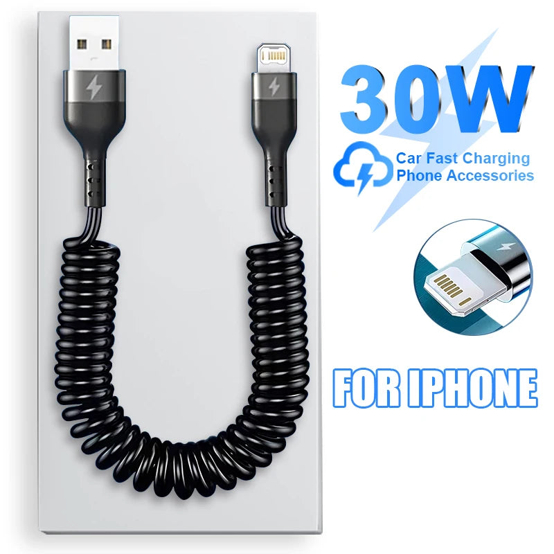 Apple 30W USB Fast Car Charger Cable - CONGATON