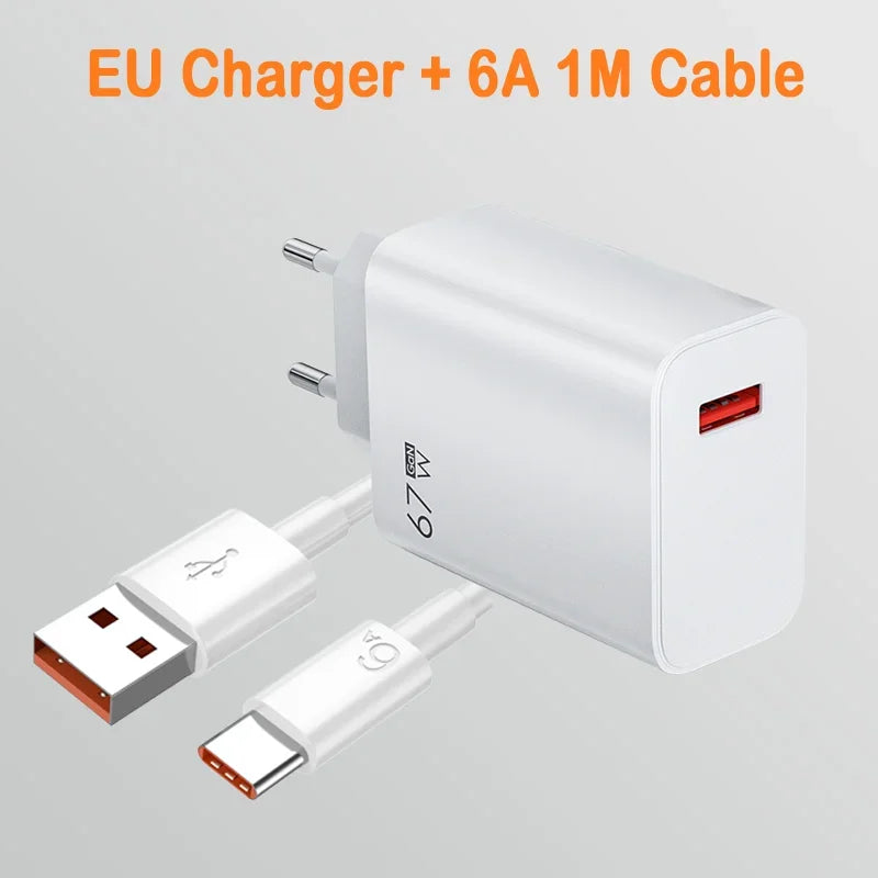 For Xiaomi 67W USB Super Fast Charger - CONGATON