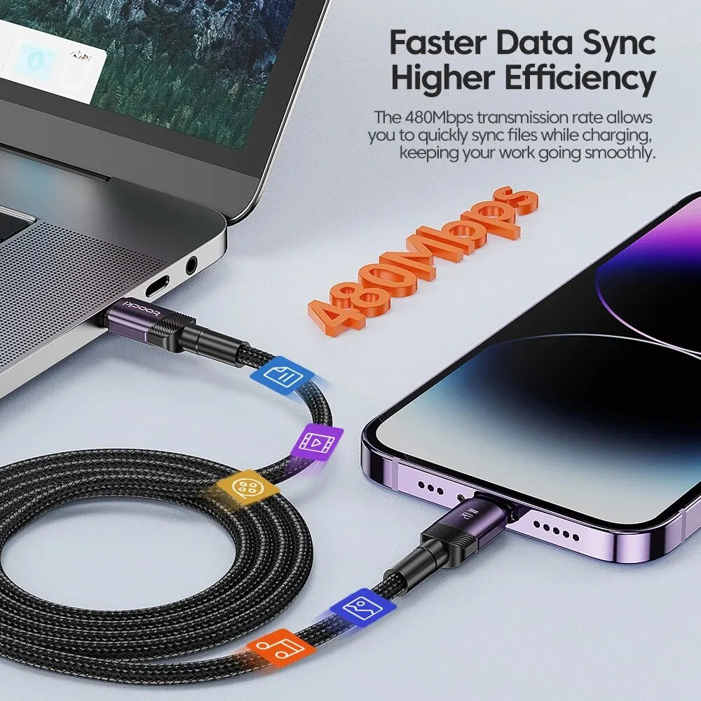 Toocki PD 20W USB C To Lightnin Cable - CONGATON