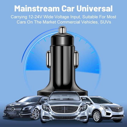 250W LED Car Charger 5 Ports Fast Charge - CONGATON