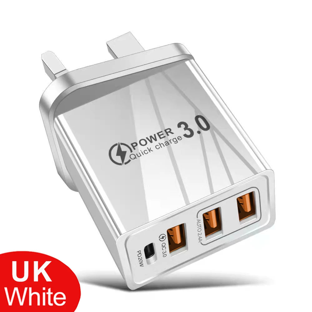 48W USB Charger QC 3.0 Type C PD - CONGATON