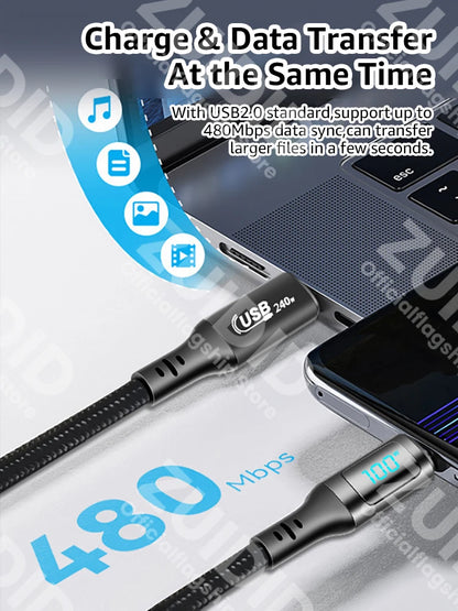 PD240W USB C to USB C Cable - CONGATON